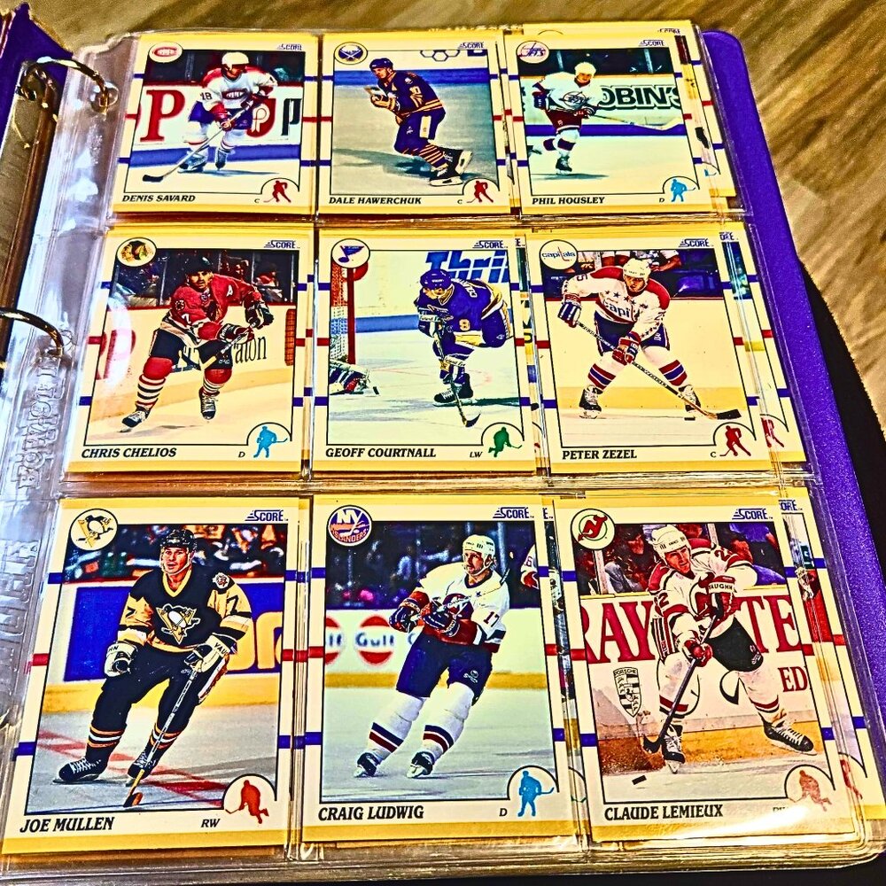 1990 Score Rookie & Traded Hockey Card Set – Near Complete – Mint Condition